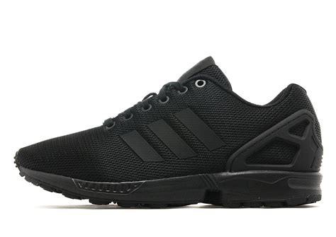 阿迪达斯黑色ZX通量|adidas Originals ZX Flux sneakers in bla.